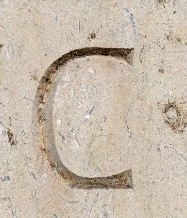 Written Wording in Distressed State Typography Foundの写真素材