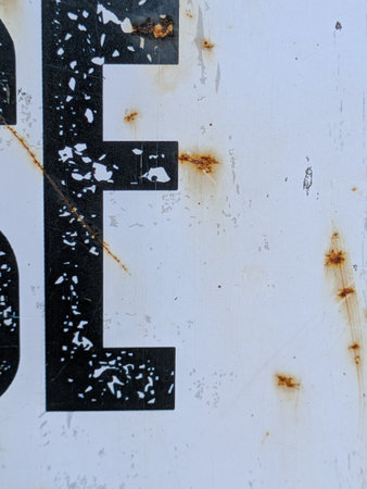 Written Wording in Distressed State Typography Found Ransom Letter E