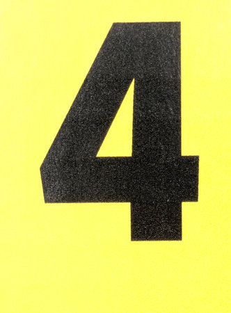 Written Wording in Distressed State Typography Number 4