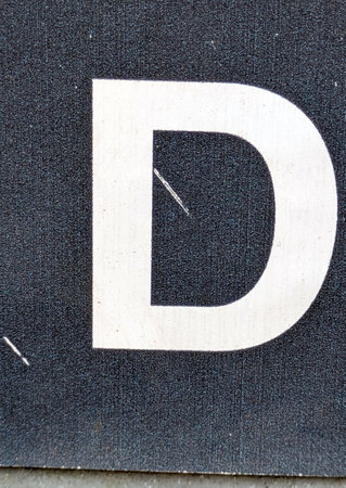 Written Wording in Distressed State Typographyの写真素材