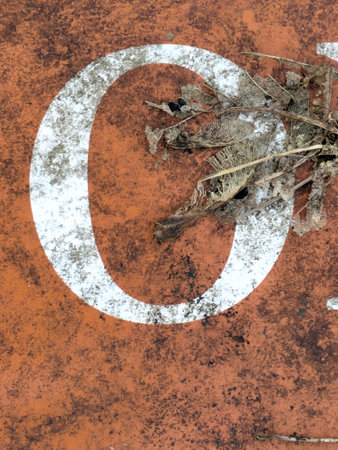 Written Wording in Distressed State Typography Found Ransom Letter Oの写真素材