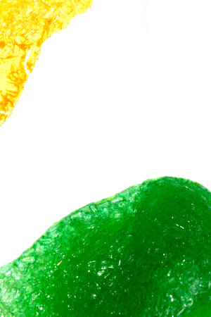 Sweet Sugary Crystal Shard Close Up Granulated Molecule Vibrant Confectionery Candyの写真素材