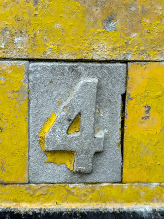 Distressed State Typography Found Ransomの写真素材