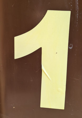 Distressed Typography Number 1