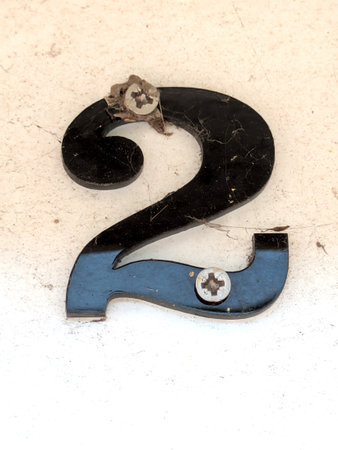 Written Wording in Distressed State Typography Number 2の写真素材