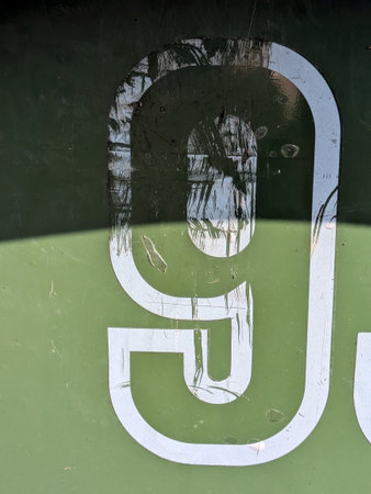 Written Wording in Distressed State Typography Found Ransom Number 9 Nineの写真素材