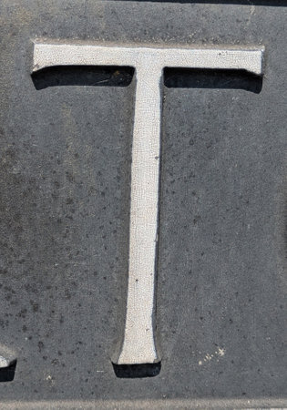 Written Wording in Distressed State Typography Found Ransom Letter Tの写真素材