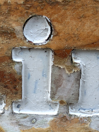 Written Wording in Distressed State Typography Found Ransom Letter I