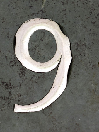 Written Wording in Distressed State Typography Found Ransom Number