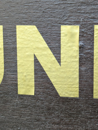 Written Wording in Distressed State Typography Found Ransom Letter Nの写真素材