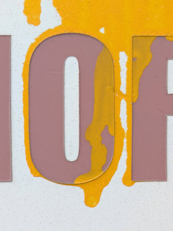 Written Wording in Distressed State Typographyの写真素材