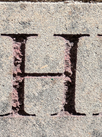 Written Wording in Distressed State Typography Found Ransom Letter Hの写真素材