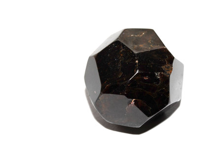 Crystal Garnet Quartz Natural Healing Stone Close Up Backgroundの写真素材