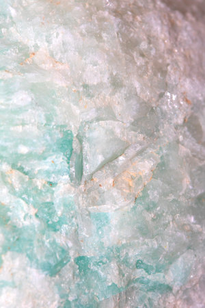 Close up of spiritual holistic crystal grain and rock for backgroundの写真素材
