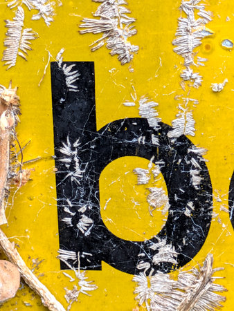 Written Wording in Distressed State Typography Found Ransom Letter Bの写真素材