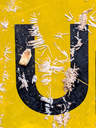 Written Wording in Distressed State Typography Found Ransom Letter Uの写真素材