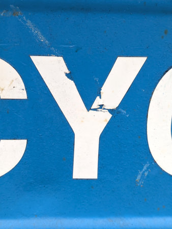 Written Wording in Distressed State Typography Found Ransom Letter Yの写真素材