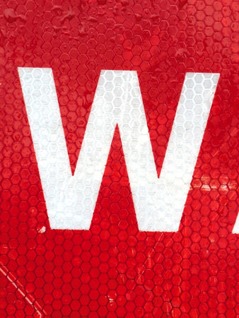 Written Wording in Distressed State Typography Found Ransom Letter Wの写真素材