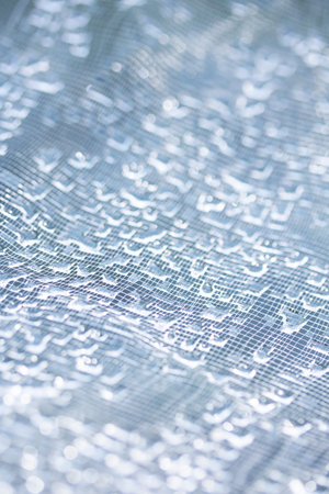 Abstract water liquid droplets on lace lines boketh soft beautiful background