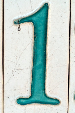 Written Wording Font Distressed State Typography Found Ransom Number 1の写真素材