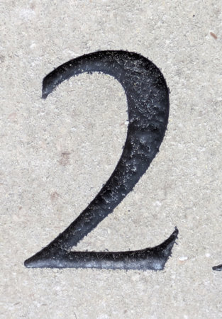 Written Wording in Distressed State Typography Foundの写真素材