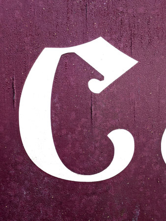 Written Wording in Distressed State Typography Foundの写真素材