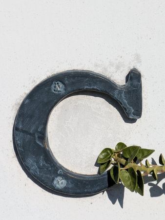 Written Wording in Distressed State Typography Found cの写真素材