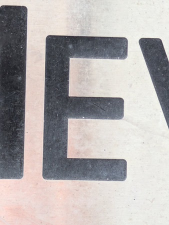 Written Wording in Distressed State Typographyの写真素材