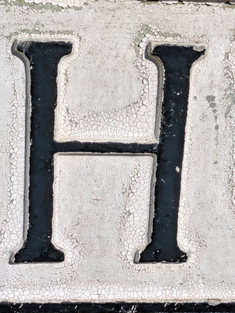 Written Wording in Distressed State Typography Found Ransom Letter Hの写真素材