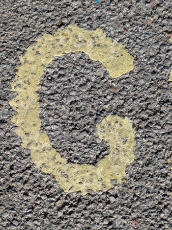 Distressed Typography Letter Gの写真素材