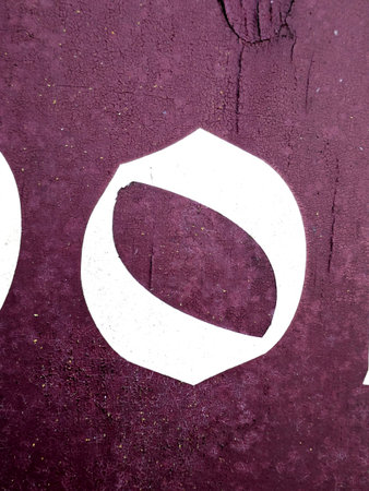 Written Wording in Distressed State Typography