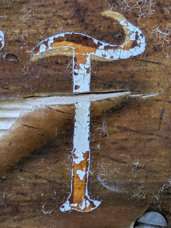 Written Wording in Distressed State Typography Found Ransom Letter Tの写真素材