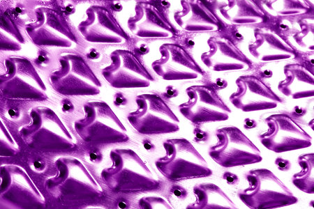 Abstract metallic industrial steel or metal heart and swirl shapeの写真素材