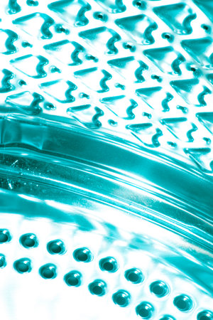 Abstract metallic industrial steel or metal heart and swirl shapeの写真素材