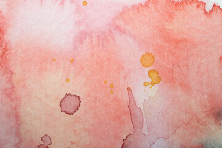 A Colourful Watercolour Paint Brush Stroke for Backgroundの写真素材