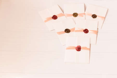Gift certificate with bow (ribbons). Design for voucher, coupon, invitation, New Year card for any...