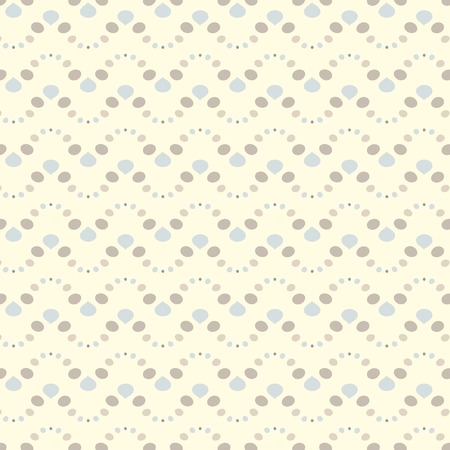 Seamless pattern. Repeating geometric dotted waves. Pastel colors. Vector illustration EPS10のイラスト素材