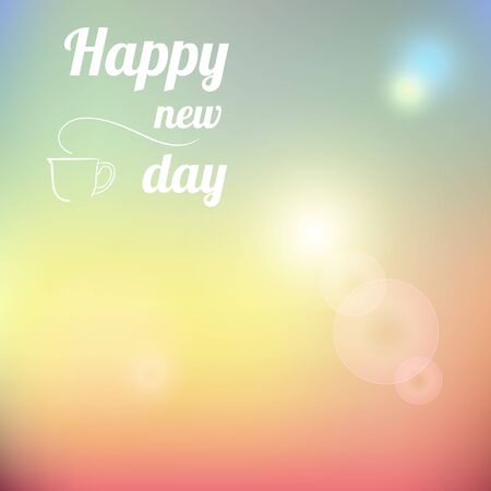 Abstract color background with text and sketch. Vector illustration EPS10のイラスト素材