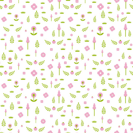 Flower seamless pattern. Vector illustration EPS 10のイラスト素材