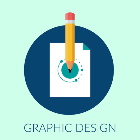 Graphic design creative abstract design. Vector illustration of graphic design. Art iconのイラスト素材