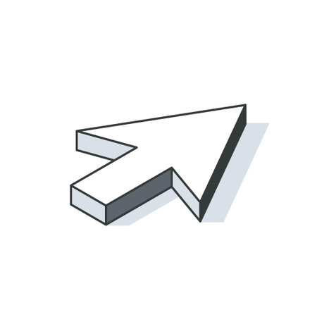 Electric blue triangle with shadow on white background for brand logoのイラスト素材