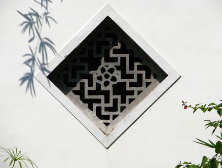 Traditional Chinese Windowの写真素材