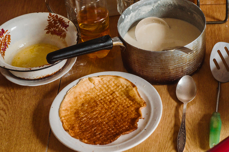 family village pancakesの写真素材