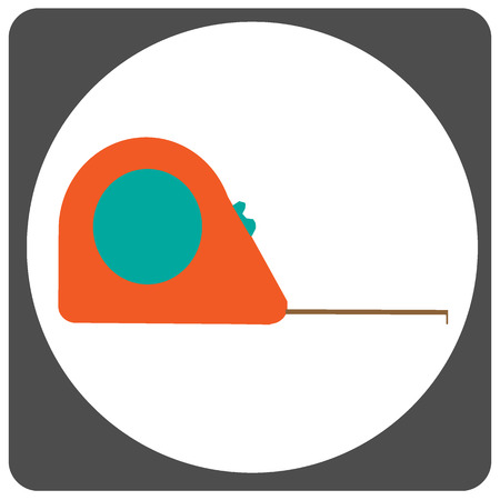 Measure Tape vector iconのイラスト素材