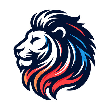 Lion Face Vectorのイラスト素材