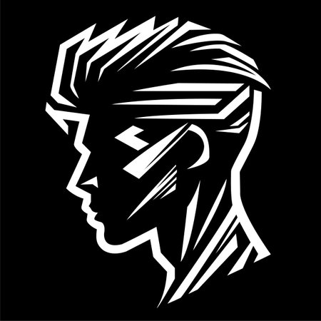 Boy Silhouette Vectorのイラスト素材