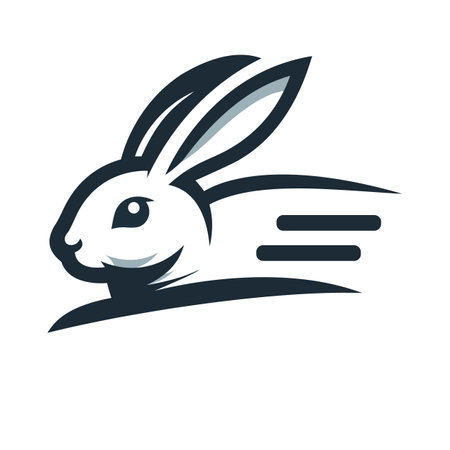 Rabbit Vector Illustrationのイラスト素材