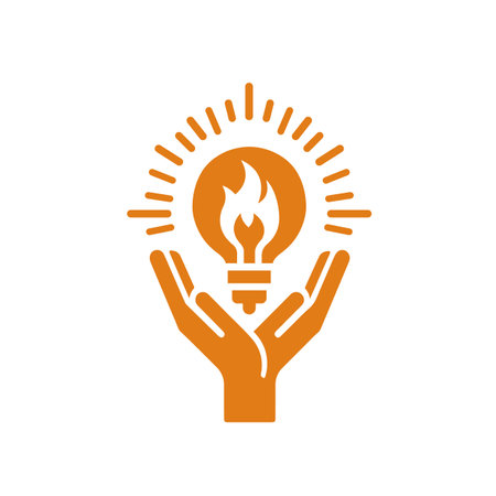 Hand with Bulb Innovative amp Creative Illustrationのイラスト素材