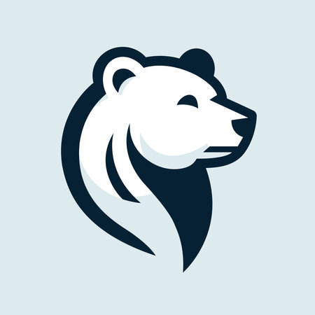 Bear Logo Vectorのイラスト素材