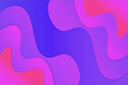 Abstract pink background with smooth lines. Color waves, pattern, art, technology wallpaper, technology background. vector illustration.のイラスト素材